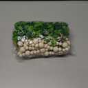 TXIN Hanging Photo Display Holder Wall Decor with Wooden Cards Clips, Boho Style Picture Frame Wood Beads Garland Artificial Eucalyptus Plant Home Decoration for Farmhouse Greenery Cubicle Bedroom