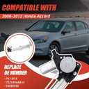 Front Right Passanger Side Power Window Regulator with Motor Compatible with Honda Accord 2008 2009 2010 2011 2012 (Sedan 4-Door Only), Replace# 751-073, 72210TA0A01