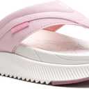 ONCAI Orthopedic Flip Flops Women with Arch Support Ladies Orthotic Recovery Sandals 2025 Comfortable Plantar Fasciitis Slip On Walking Sandal for Womans Indoor Casual Summer PinkWhite Size 9.5