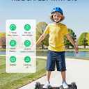 Gyroor Scooter with Adjustable Seat Attachment, 6.5" All-Terrain Self Balancing Scooter, LED Lights & Bluetooth for Kids and Adults, Black, 
Age Range (Description)	6-12 years and Adults