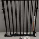 Babelio Baby Gate for Stairs, Kitchen & Doorways, No Bottom Bar| One-Handed Operation| Auto-Close| Hardware Mount (Drill Needed) Safety Dog/Pet Gate (Black - B17, 26-43" W, 28" H)