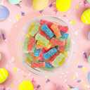 SOUR PATCH KIDS Soft & Chewy Candy, Bulk Christmas Candy Stocking Stuffers, 140 Snack Packs (EXP 09/04/26)