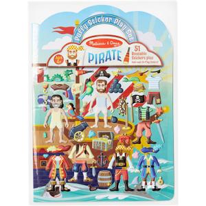 Melissa & Doug Puffy Sticker Activity Book: Pirates - 51 Reusable Stickers (One Size)