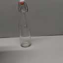 Flip Top Glass Bottle [Pack of 8]– Swing Top Brewing Bottle with Stopper for Beverages, Oil, Vinegar, Kombucha, Beer, Water, Soda, Kefir – Airtight Lid & Leak Proof Cap – Clear