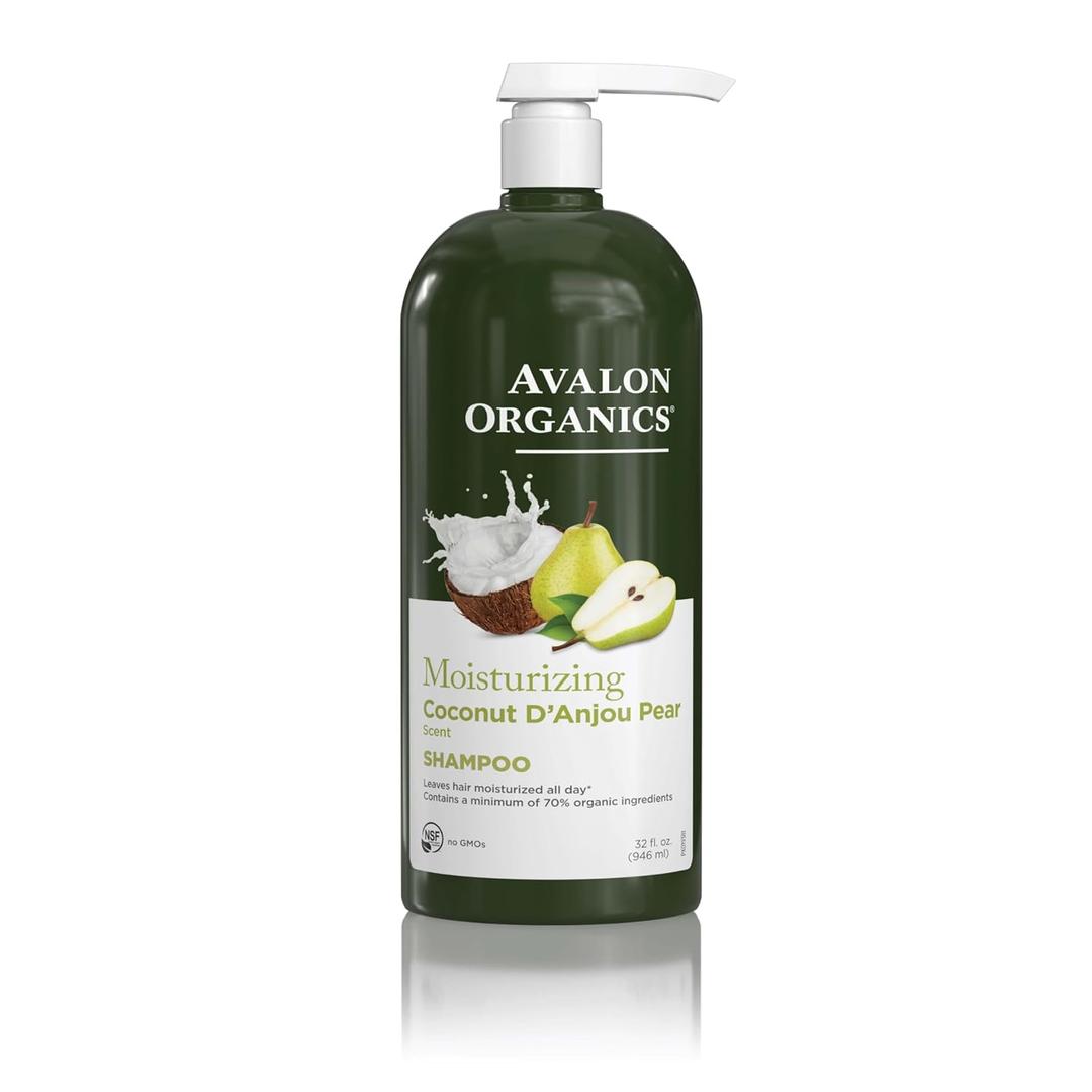 Avalon Organics All Natural Coconut Pear Shampoo, 32 Fl Oz