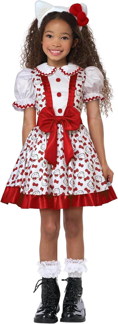 Hello Kitty Classic Party Dress, Child Costume (X-Small)