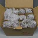 IYOUYA Clear Glass Candlestick Holders 24PCS, 2.1" H Taper Candle Holders Bulk for Pillar Candles, Taper Candles, Glass Candle Holders for Wedding, Party&Festival