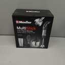 Mueller Multistick 5-in-1 Immersion Blender Handheld, 12 Speed Hand Mixer - Turbo Boost, Heaviest Duty Copper Motor, Titanium Blades Hand Blender, Milk Frother Wand, Whisk, Beaker, Chopper, Grey (Gray)