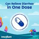 Imodium A-D Diarrhea Relief Caplets with Loperamide HCl, Anti-Diarrheal Medicine to Help Control Symptoms of Diarrhea Due to Acute, Traveler's Diarrhea, HSA/FSA Eligible, 24 ct