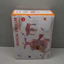 QDRAGON 3 in 1 Baby Walker and Activity Center for Girl, Learning to Walk, Sit to Stand, Early Educational Push Toys with Music Panel for Infant Toddler 12+ Months Pink