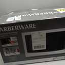 Farberware 1.1 Cu. Ft. Countertop Microwave Oven 1000 Watts Power, Auto Cook Settings, Defrost, Easy Clean and Child Safety Lock - White