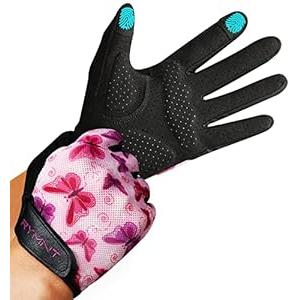 Ventilated Workout Gloves for Women Men Full Finger.Weight Lifting Gloves with Full Palm Vent & Breathable Mesh Back for Gym, Weightlifting, Fitness, Exercise,Training.Cycling (Small, Leopard)