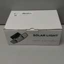 daphino 2500LM Solar Lights Outdoor with Motion Sensor,3 Head 270 Wide Angle Street Area Lights, IP65 Waterproof Security Lighting with 3 Modes(Non-Remote,2 Pcs)