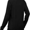 MAXIMGR Women's Christmas Graphic Sweatshirts - Merry Xmas Holiday Pullover Tops (Black, M)