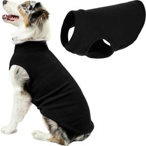 Gooby - Stretch Fleece Vest, Pullover Fleece Vest Jacket Sweater for Dogs, Black, 3X-Large (3X-Large Length (20.5"))