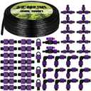 Tondiamo 1000' 5/8 Inch Drip Tape Irrigation Tubing Kit 16 Mil 6" Spacing Garden Hose Watering Tube Line Automatic Equipment for Garden Irrigation System Farms, Landscape, Lawn