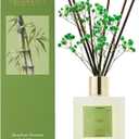 Cocorrna Reed Diffuser - Bamboo Stream Scented Diffuser with 8 Sticks Home Fragrance Reed Diffuser for Bathroom Shelf Decor