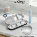 ProCase Toothbrush Travel Case for Oral-B/Oral-B Pro 1000 1500 5000 7000 7500 6000 9600/Philips Sonicare 4100 5100 1100 6100 5300 Oral-B iO Electric Toothbrush Portable Hard Container -Black