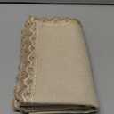 MINJIATEX Couch arm Covers,Non-Slip lace Sofa arm Covers Set of 2 Washable Sofa armrests Covers for Living Room Recliner Chair arm Cover Protectors for Leather Sofa armrest slipcover (MYS-Beige)