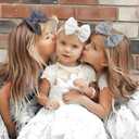 YanJie 24PCS Baby Girls Headbands 4.5 Baby Bow Hair Bows for Newborn Infant Toddler Kids Girl Hair Accessories Super Soft Nylon Hairwarp