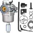 Carburetor Replacement for John Deere 108 102 105 115 D105 D110 L105 L107 L108 LA105 LA115 LA125 X120 X145 Lawn Tractor Tune-Up Kit 17.5HP 19.5HP 21HP Engine