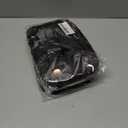 2 x Graduation Gifts for Him - Crossbody Bag for Men, Sling Bag / Waist Pack for Travel & Sports, Initial White L, Black