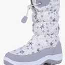 Women's Snow Boots Winter II Water-Resistant Fur Lined Frosty Warm Anti-Slip Boot, Size: 8