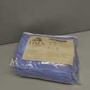 Linen Home 100% Cotton Percale Sheets Queen Size, Baby Blue, Deep Pocket, 4 Pieces Set - 1 Flat, 1 Deep Pocket Fitted Sheet and 2 Pillowcases, Crisp Cool and Strong Bed Linen