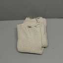 Sattiyrch Knit Christmas Tree Skirt,Luxury Cable Knitted Thick Rustic Xmas Tree Decoration (Cream, 36")