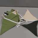 Pennant Banner Flags, Toddler Room Decoration Pennant, Garland Triangle Banners Fabric, for Nursery Decor Baby Birthday Boho Wedding Shower Party Event. (Sage Green Pennant Banner Flags)