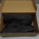 Men's Orthopedic Trail Running Shoes: Comfortable Casual Arch Support Plantar Fasciitis Orthotic Trekking Hiking Shoes, Flat Feet Tennis Sport Athletic Fashion Sneakers for Foot and Heel Pain Relief (11, W1-black)