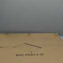 Threshold Ramps for Wheelchairs, Adjustable Height 3"6.2" and 30"36" Platform Aluminum Wheelchair Ramp, Door Threshold Ramps with a Non-Slip Thick Door Mat for Scooters, Power Chairs, Cart