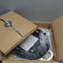 Braiser Enameled Cast Iron Braiser 2.25 qt Braiser Pan with Lid DarkCyan Shallow Cast Iron Casserole Braiser Pan with Handels