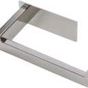 Toilet Paper Holder, Self Adhesive Tissue Holder Stainless Steel Rustproof Paper Roll Holder, No Drilling Easy to Install, Toilet Paper Rack Suitable for Office, Bathroom (Polish Chrome)