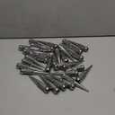 DYNOFIT 14mmx1.5 Spike Lug Nuts, 32PCS Chrome M14x1.5 Lug Nut, 4.4 inch Tall Closed End Nuts with 1 Socket Key Compatible with Chevy Silverado 1500 GMC Sierra 2500 3500,F250 F350 2003-2016