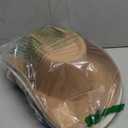 Mumufy 4 Pcs Classic Western Cowboy Hat Men Felt Wide Brim Hats Women Belt Buckle Cap for Adults (Black, Camel, Khaki, Beige)