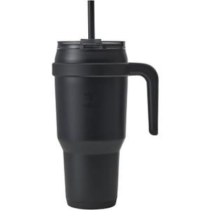 REDUCE 40 oz Stainless Steel Tumbler with Handle - Dual-Wall Vacuum Insulated Travel Mug, Sweat-Proof Lid & Reusable Straw - Keeps Drinks Cold for 24 Hrs, Fits Cupholders, Dishwasher Safe - Phantom
