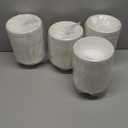 Vplus 500 Pack 12 OZ Paper Bowls Bulk, Disposable Compostable, Eco-friendly Bagasse, Heavy-duty Bowls Perfect for Milk, Cereals, Snacks, Salads