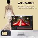Tan Photography Backdrop for Photoshoot, Fabric 6x9ft | Versatile Studio Photo Backgrounds, Non Reflective, Easy to Use, for Portraits, Product, Party, Video Creation
