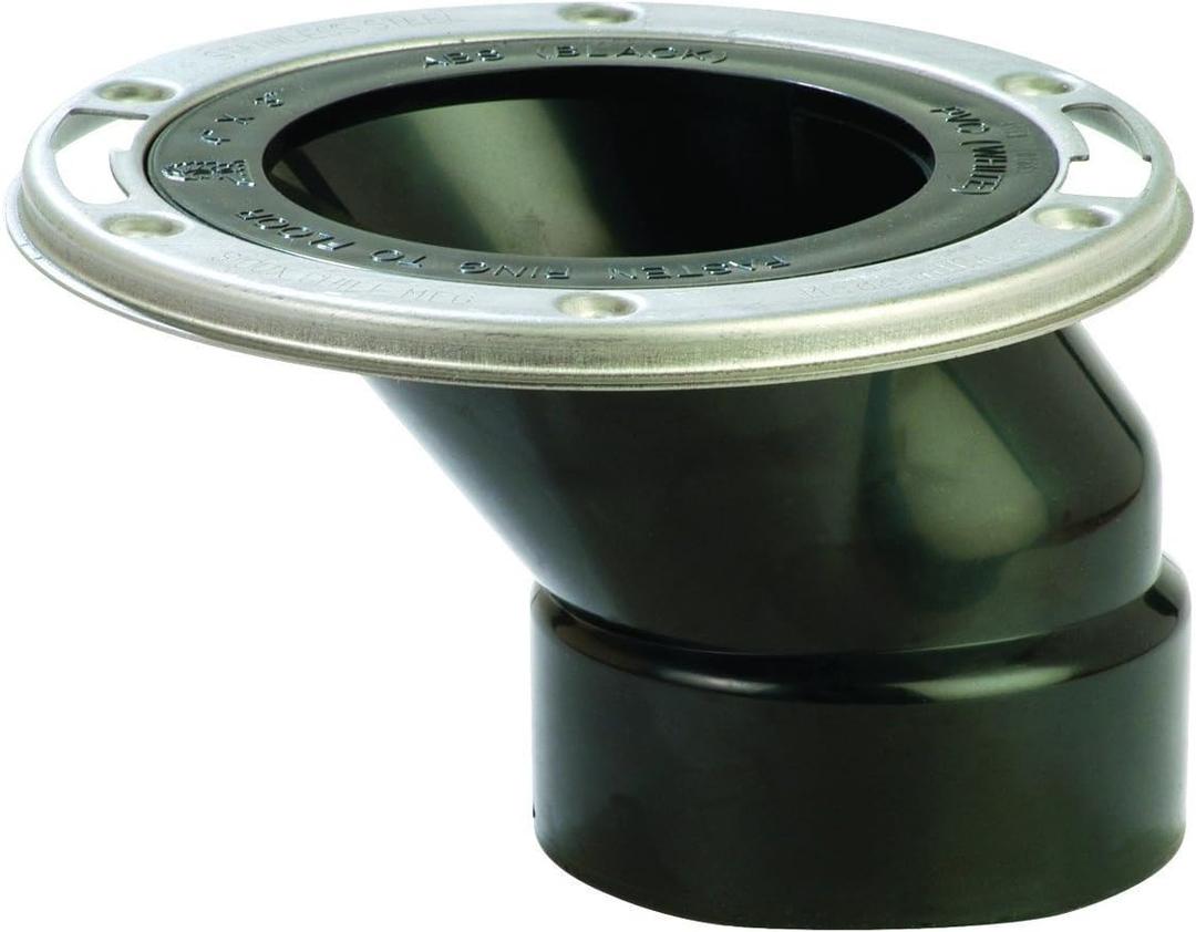 Closet Flange 3 x 4 ABS Offset "Full-Flush"