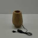 Boho Table Lamp - Small Lamps for Bedroom, Wicker lamp, Rattan Lamp, Boho Bamboo Woven Table Lamp for Bedroom Living Room Desk, 2700K T45 LED Bulb Included