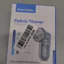 BEAUTURAL Fabric Shaver and Lint Remover, Sweater Defuzzer with 2-Speeds, 2 Replaceable Stainless Steel Blades, Battery Operated, Remove Clothes Fuzz, Lint Balls, Pills, Bobbles Gray