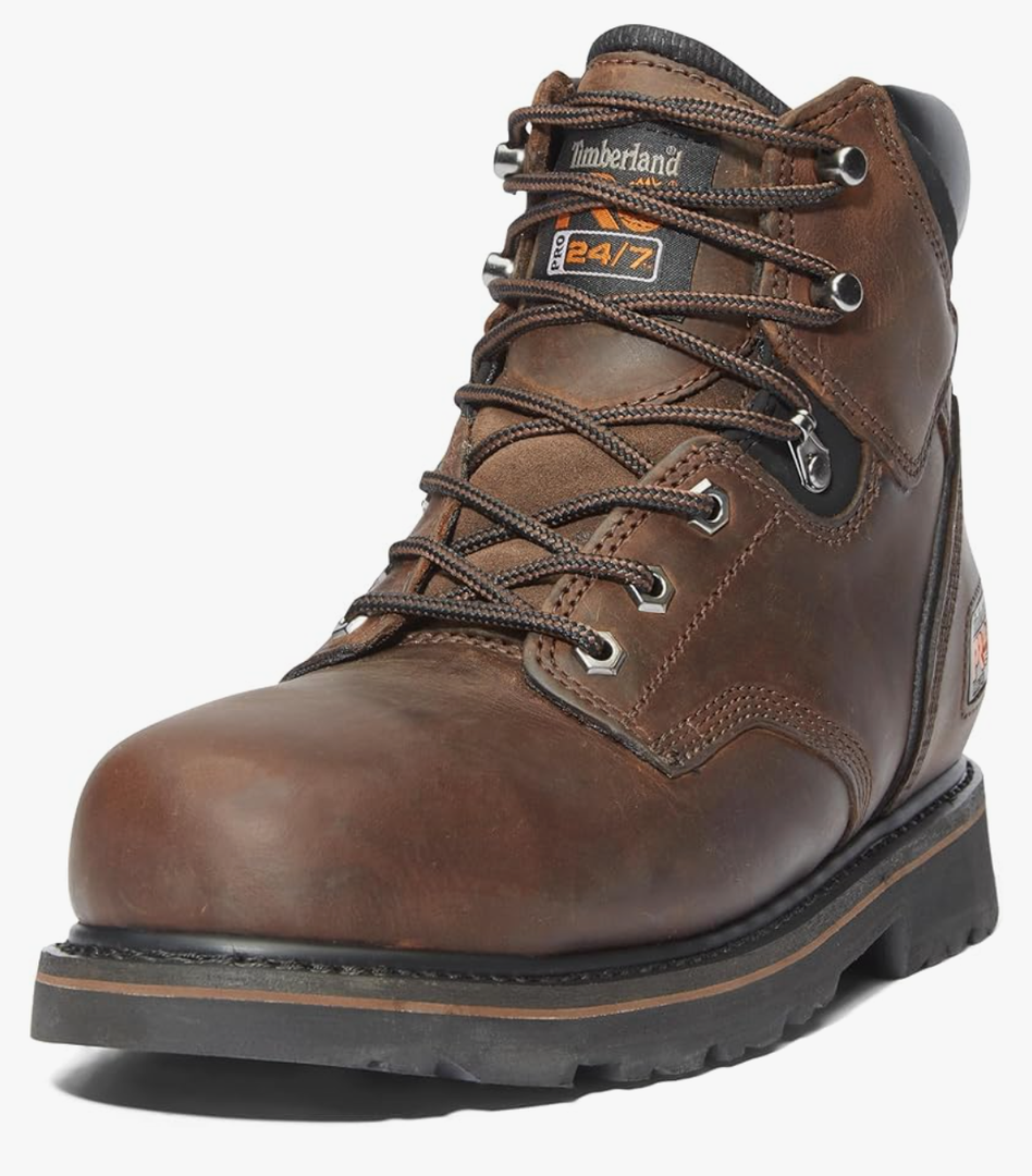 Timberland PRO Men's Pit Boss 6 Inch Steel Safety Toe Industrial Work Boot
