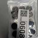 SEMINI 36 Pieces Mixed 6 Sizes Metal Button Alloy Shank Button Round Shaped Sewing Button for Women Men Suit Woolen Coat Shirt Trousers Sewing Crafts (Style169 Silver Black)