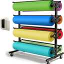 Large Paper Roll Dispenser, Dispenser Rack and Cutter, for 36” Craft
