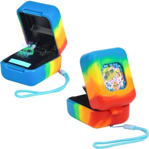 4 x YouKnow Silicone Case for Bitzee Magicals Interactive Toy Digital Pet and Case, Protective Skin Sleeve for Bitzee Virtual Electronic Pets Accessories (Case Only) (Colorful)