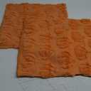 UGASA Fall Pumpkins Pillow Covers 20x20 Inch 2 Packs Soft Plush Faux Wool Fur Pillowcases Throw Pillows Autumn Halloween Home Decor for Couch Sofa Chair Bed, Orange