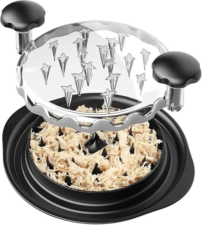 Chicken Shredder Large Tool Twist for Kitchen, Meat Shredder for Effortlessly Shredding Chicken and Vegetables, Anti-Slip Strip, Ergonomic Handle Shreds Chicken, Pork, Beef and More