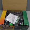 Flexi Hose Expandable Garden Hose with 8 Function Nozzle, 100FT - Lightweight Retractable Garden Hose, Water Hose - No-Kink Flexibility, 3/4 Inch Solid Brass Fittings and Double Latex Core (Black)