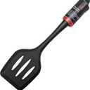Chef Craft Premium Silicone Spatula/Turner, 11.75 inch, Black